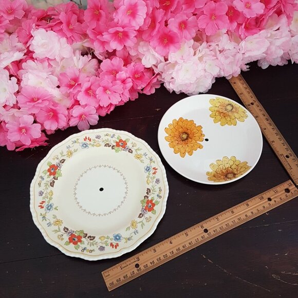 Handmade 2 Tier Cake Stand Dessert Jewelry Trinket Tray Tea Party Decor Gift - Picture 4 of 5